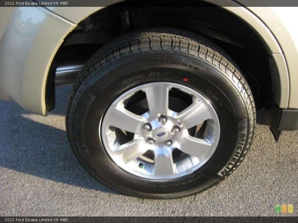 2012 Ford Escape Limited V6 4WD Wheel and Tire Photo #59234805
