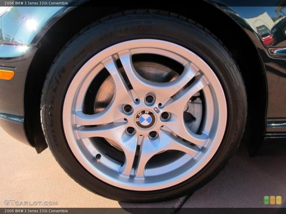 2006 BMW 3 Series 330i Convertible Wheel and Tire Photo #59235133