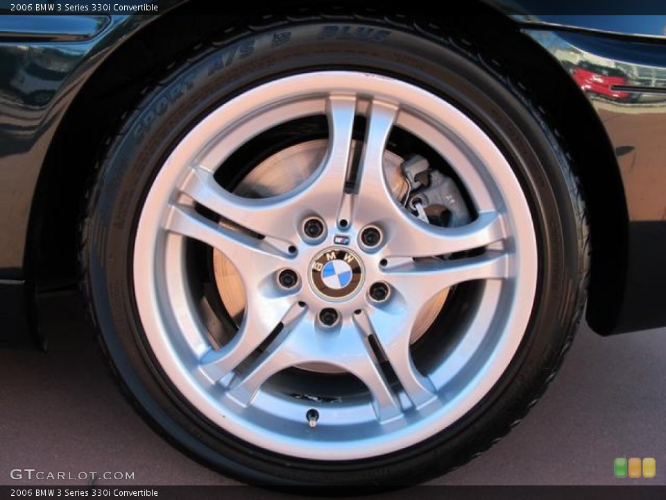 2006 BMW 3 Series 330i Convertible Wheel and Tire Photo #59235138