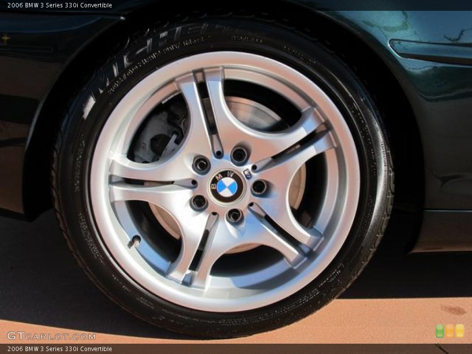 2006 BMW 3 Series 330i Convertible Wheel and Tire Photo #59235144