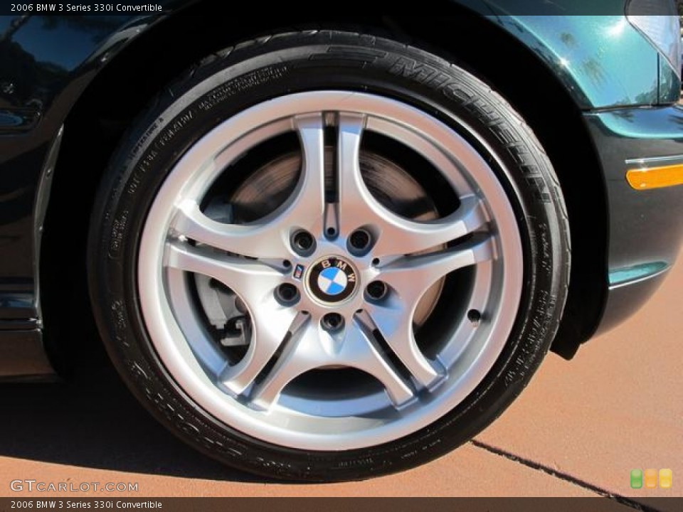 2006 BMW 3 Series 330i Convertible Wheel and Tire Photo #59235153