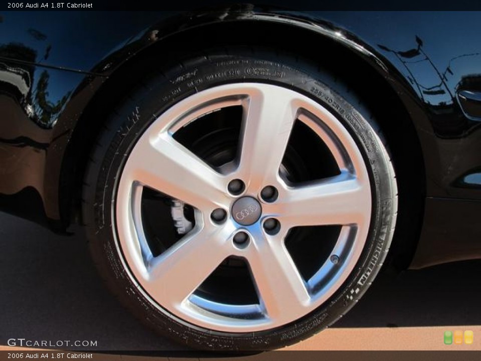 2006 Audi A4 1.8T Cabriolet Wheel and Tire Photo #59235306