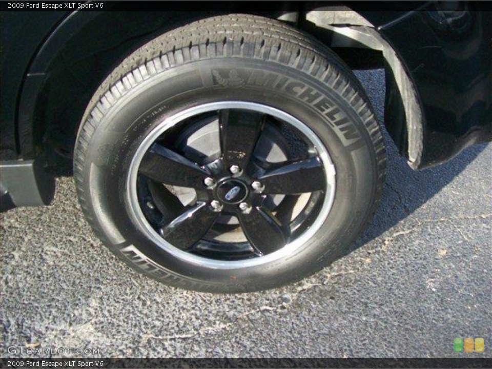 2009 Ford Escape XLT Sport V6 Wheel and Tire Photo #59235788