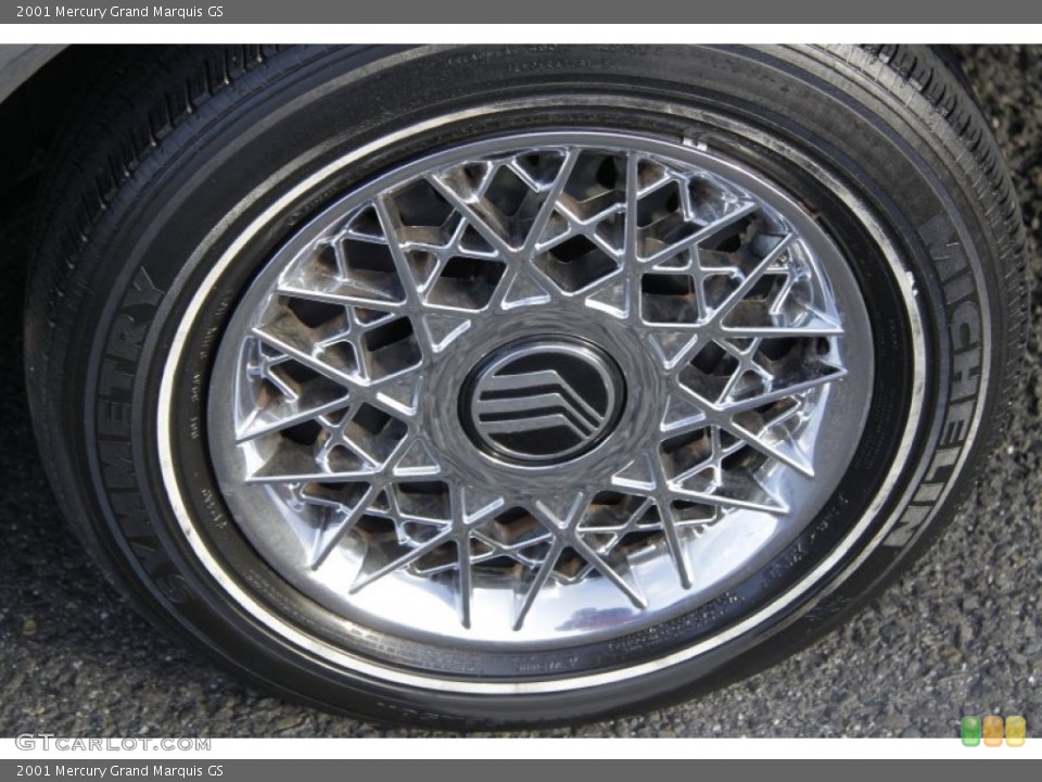 2001 Mercury Grand Marquis GS Wheel and Tire Photo #59238195