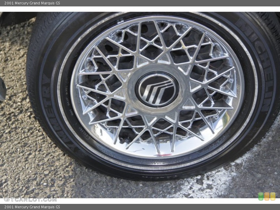 2001 Mercury Grand Marquis GS Wheel and Tire Photo #59238225