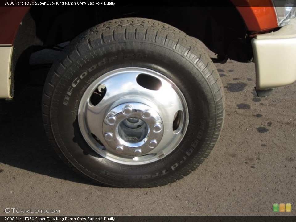 2008 Ford F350 Super Duty King Ranch Crew Cab 4x4 Dually Wheel and Tire Photo #59246637