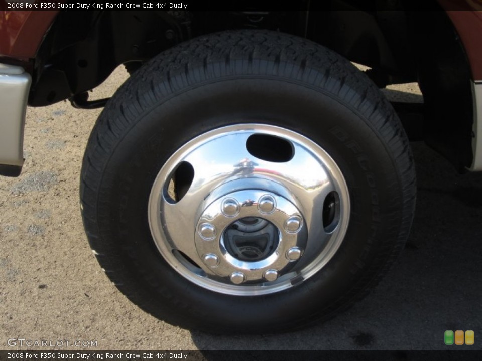 2008 Ford F350 Super Duty King Ranch Crew Cab 4x4 Dually Wheel and Tire Photo #59246644