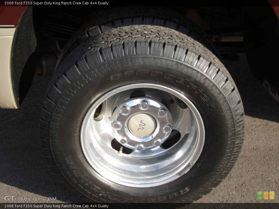 2008 Ford F350 Super Duty King Ranch Crew Cab 4x4 Dually Wheel and Tire Photo #59246653