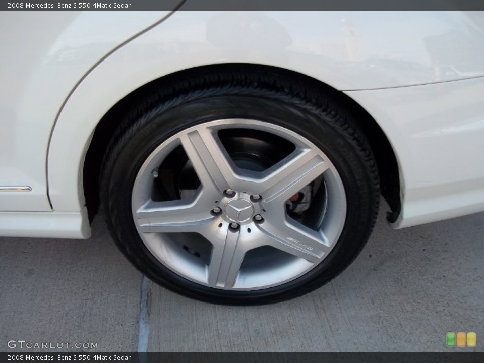2008 Mercedes-Benz S 550 4Matic Sedan Wheel and Tire Photo #59246863
