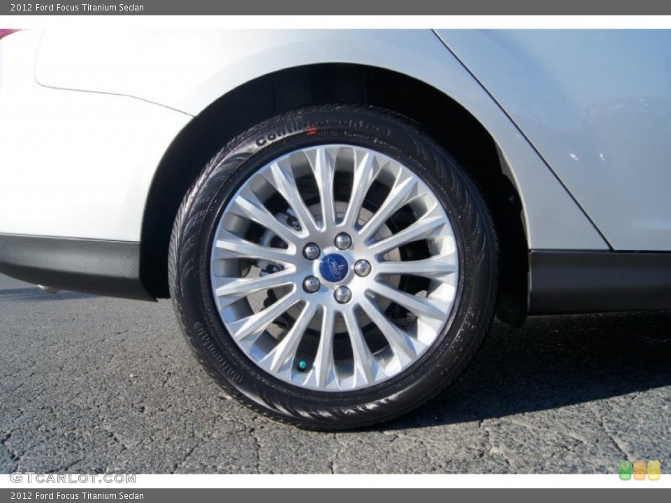 2012 Ford Focus Titanium Sedan Wheel and Tire Photo #59250580