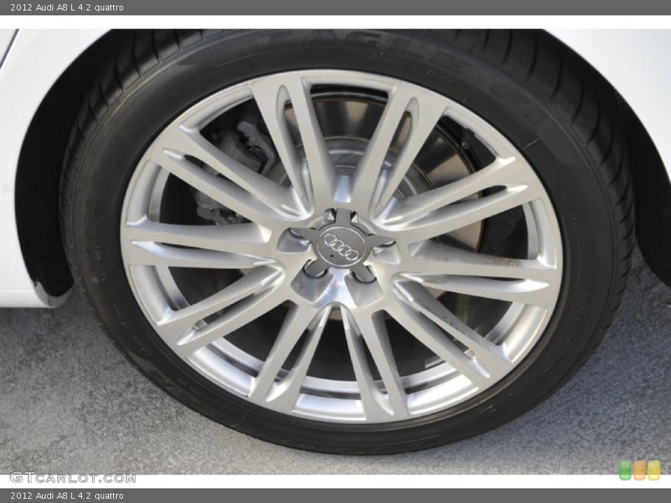 2012 Audi A8 L 4.2 quattro Wheel and Tire Photo #59256479