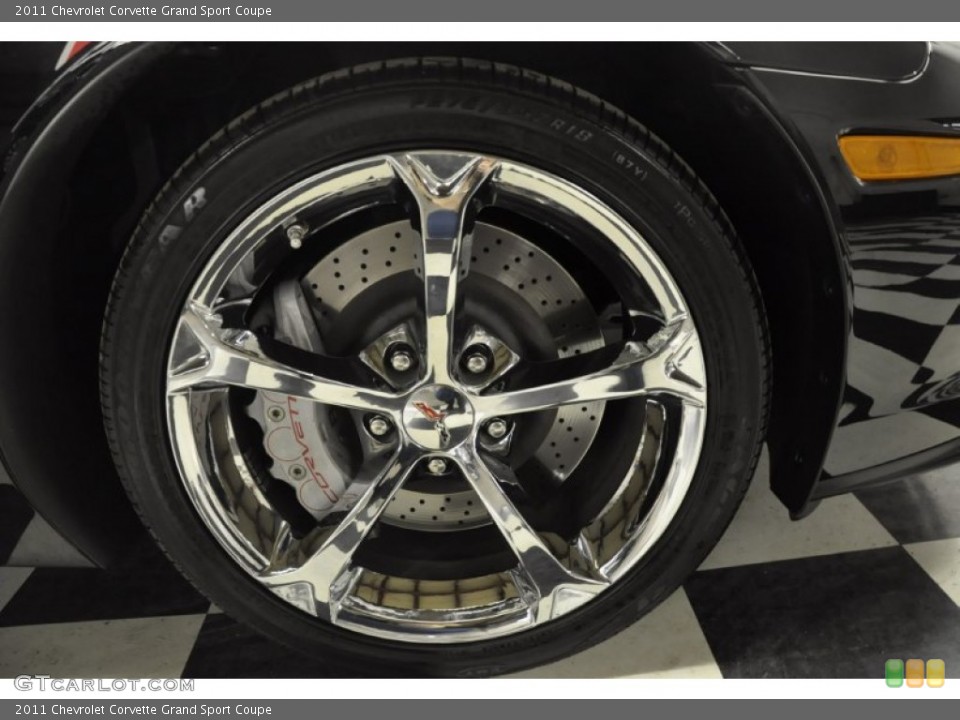 2011 Chevrolet Corvette Grand Sport Coupe Wheel and Tire Photo #59263326