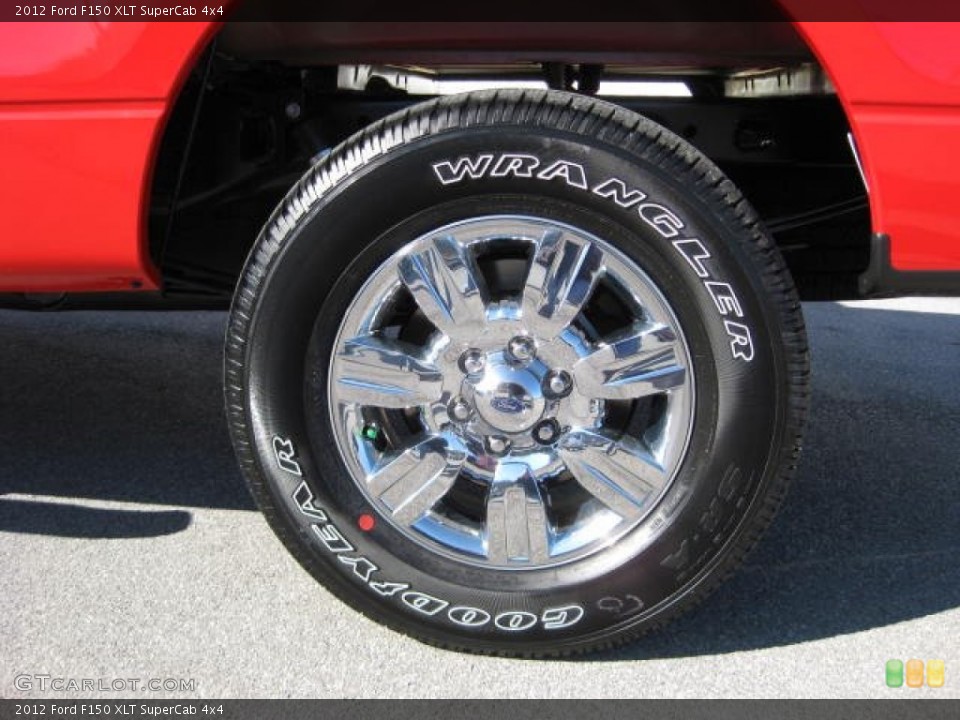 2012 Ford F150 XLT SuperCab 4x4 Wheel and Tire Photo #59268999