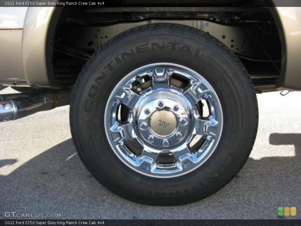 2012 Ford F250 Super Duty King Ranch Crew Cab 4x4 Wheel and Tire Photo #59269698
