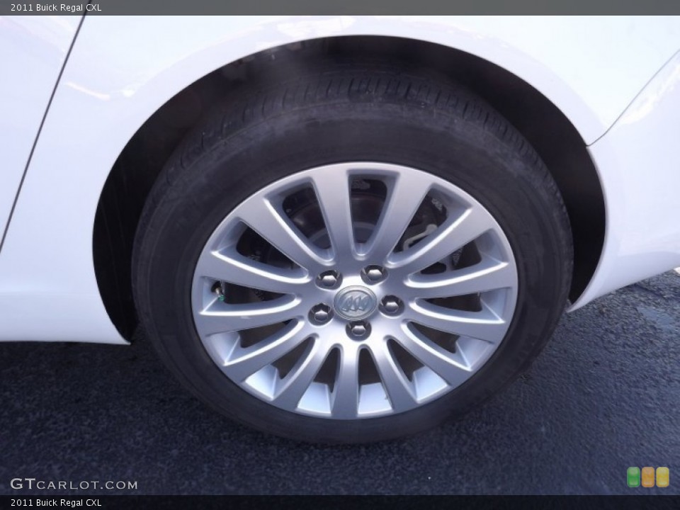 2011 Buick Regal CXL Wheel and Tire Photo #59269966