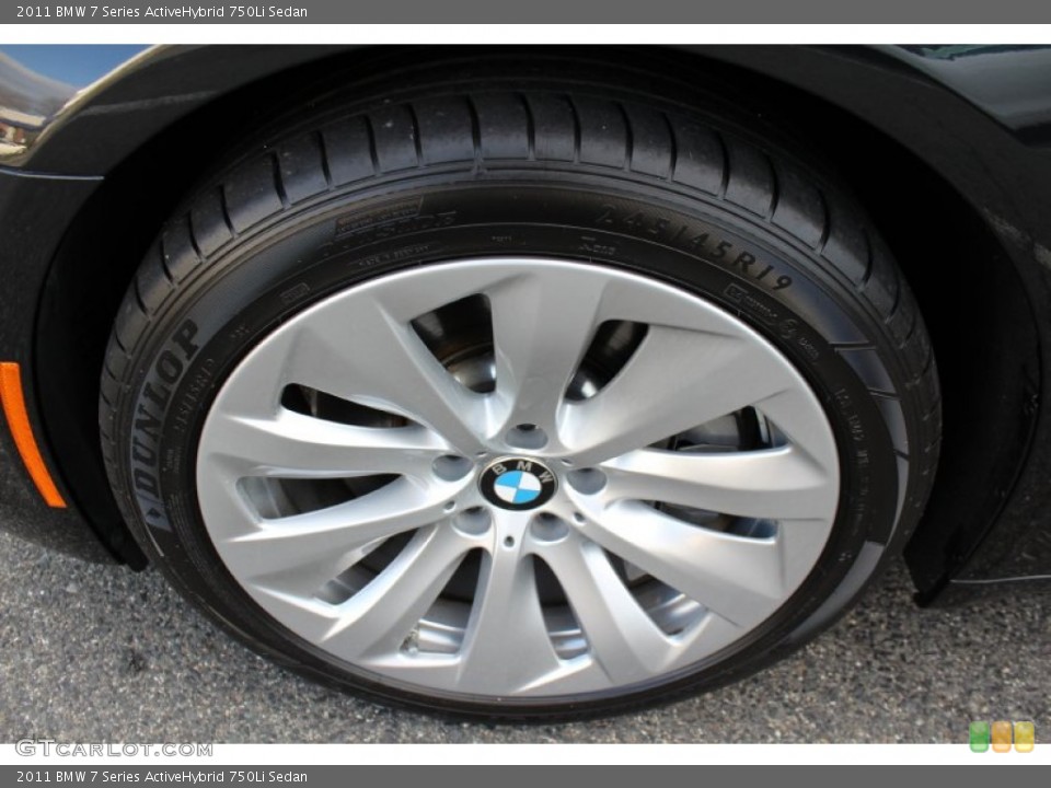 2011 BMW 7 Series ActiveHybrid 750Li Sedan Wheel and Tire Photo #59274654