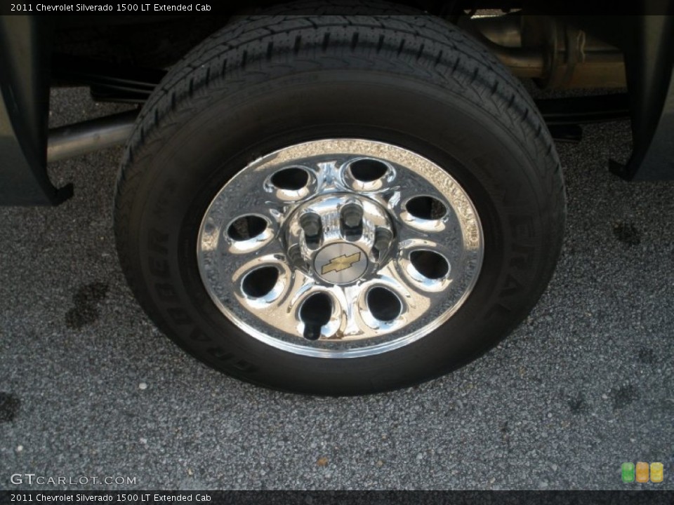 2011 Chevrolet Silverado 1500 LT Extended Cab Wheel and Tire Photo #59277210