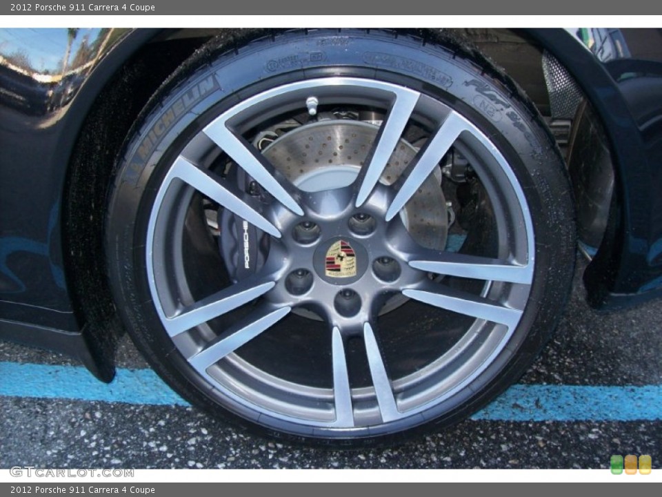 2012 Porsche 911 Carrera 4 Coupe Wheel and Tire Photo #59278662