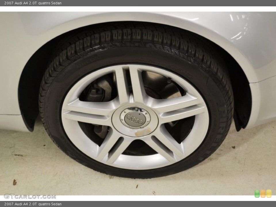 2007 Audi A4 2.0T quattro Sedan Wheel and Tire Photo #59301458