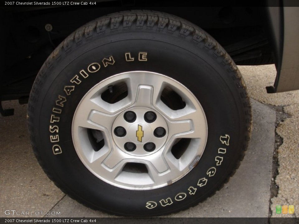 2007 Chevrolet Silverado 1500 LTZ Crew Cab 4x4 Wheel and Tire Photo #59302709