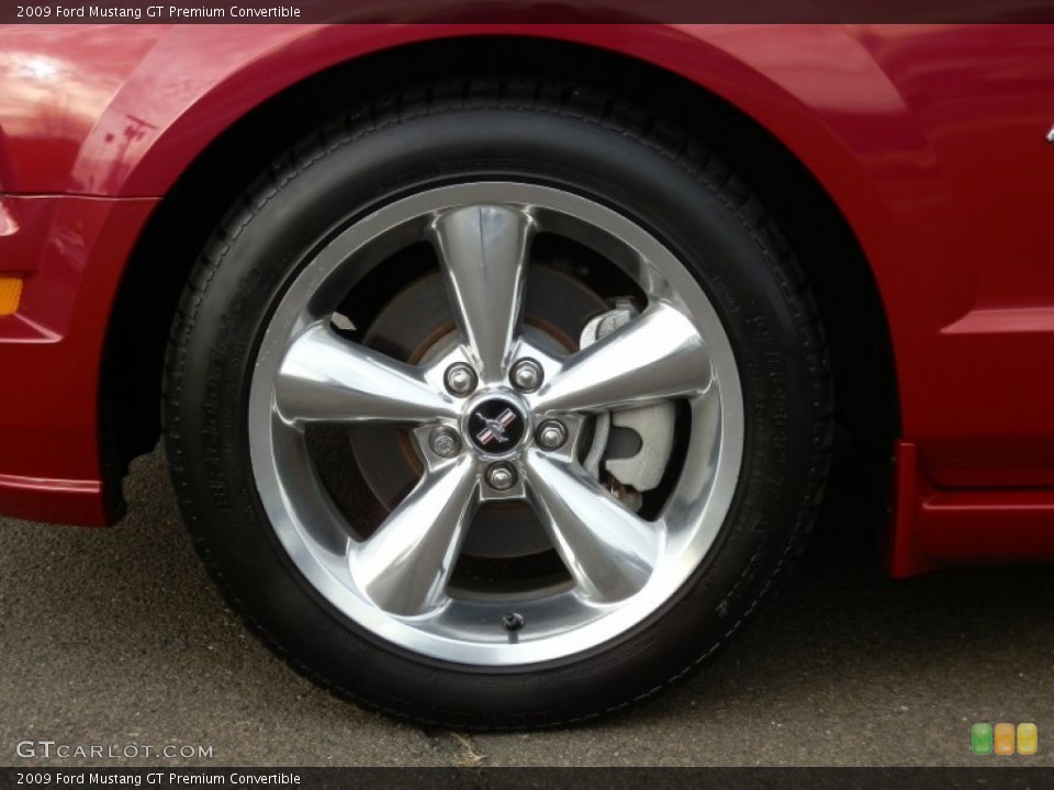 2009 Ford Mustang GT Premium Convertible Wheel and Tire Photo #59304337