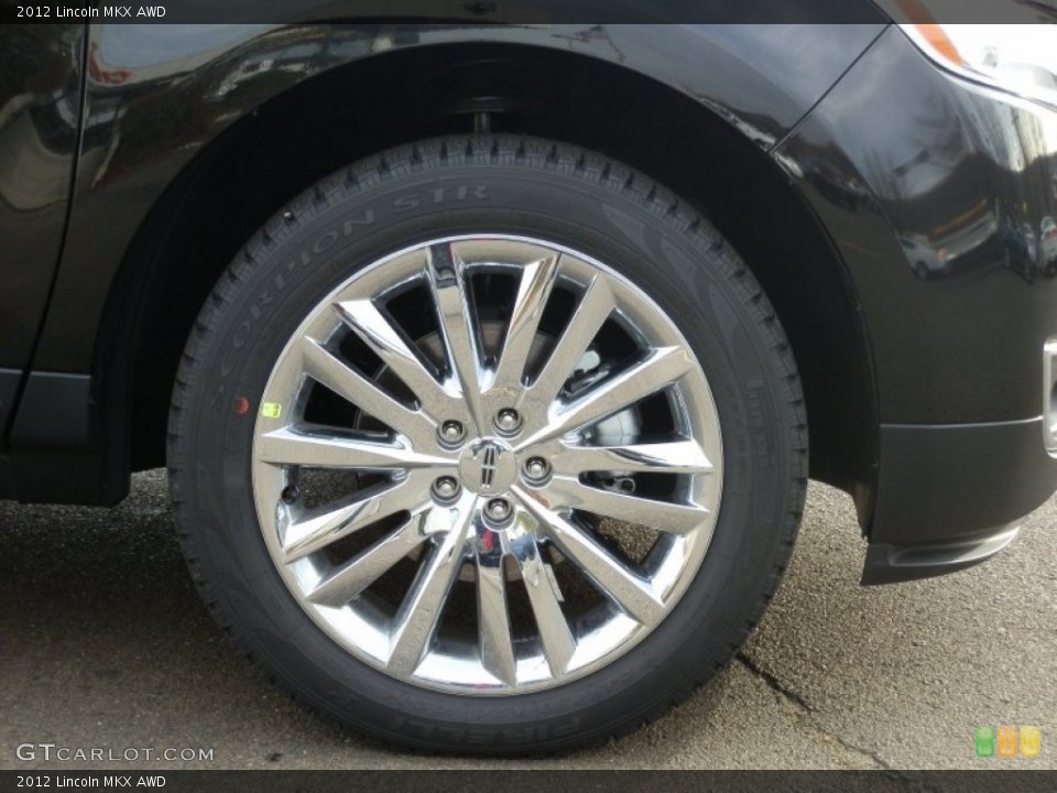 2012 Lincoln MKX AWD Wheel and Tire Photo #59305562