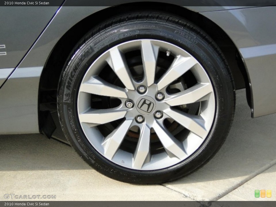 2010 Honda Civic Si Sedan Wheel and Tire Photo #59306315