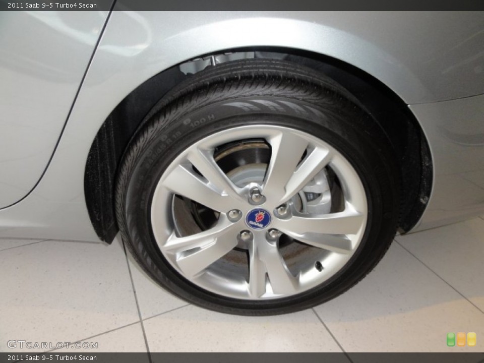 2011 Saab 9-5 Turbo4 Sedan Wheel and Tire Photo #59311442