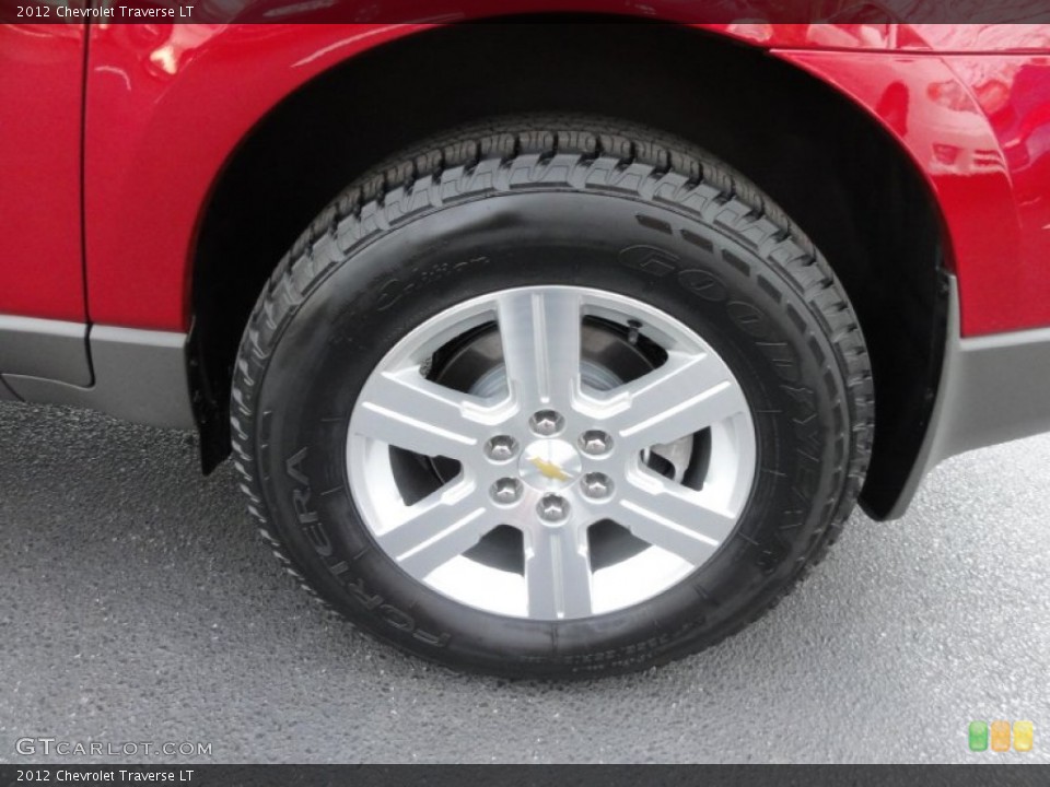 2012 Chevrolet Traverse LT Wheel and Tire Photo #59311619