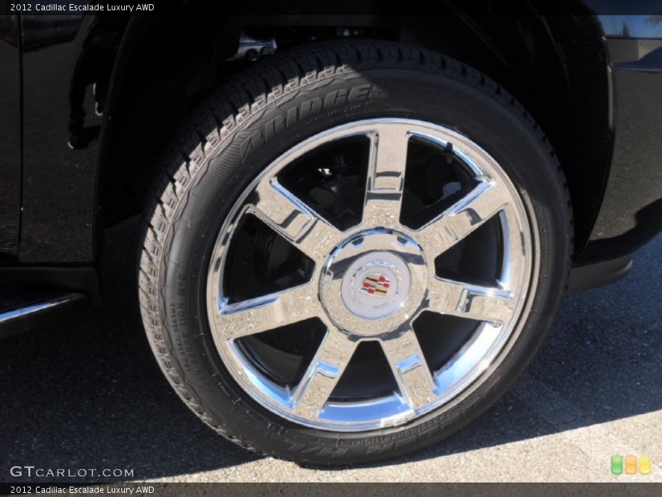 2012 Cadillac Escalade Luxury AWD Wheel and Tire Photo #59315360