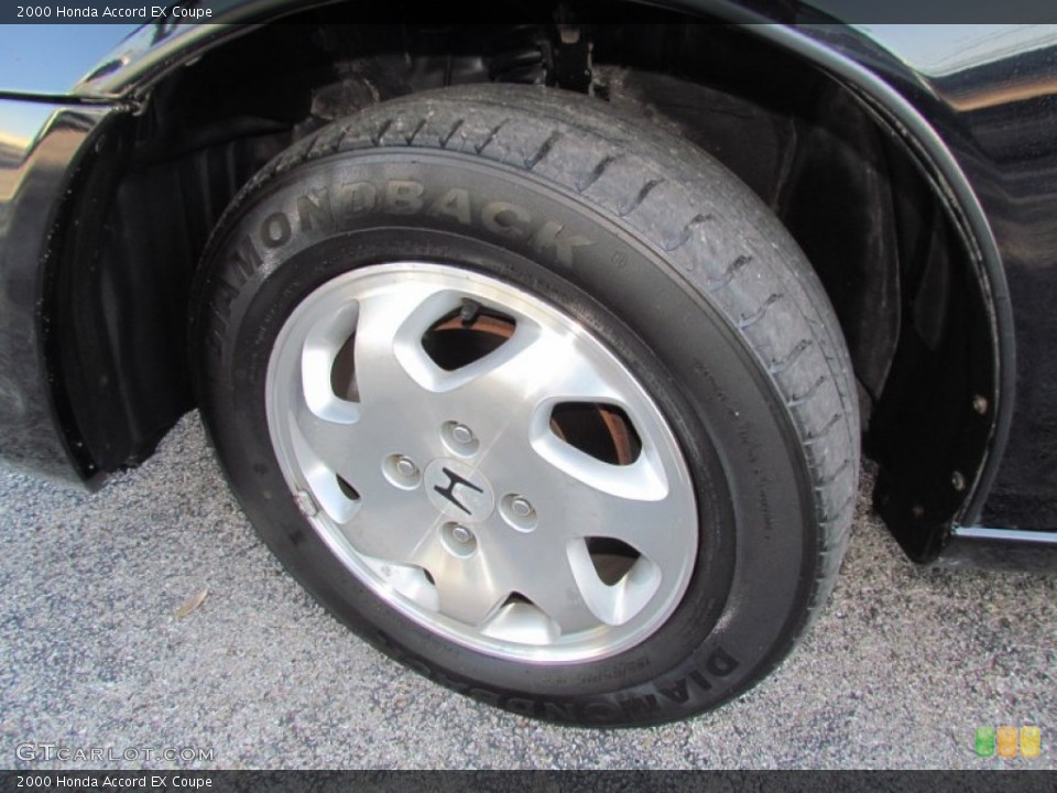 2000 Honda Accord EX Coupe Wheel and Tire Photo #59328746