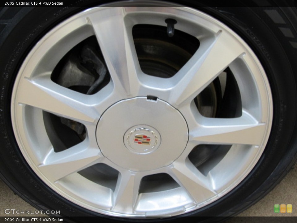 2009 Cadillac CTS 4 AWD Sedan Wheel and Tire Photo #59333515