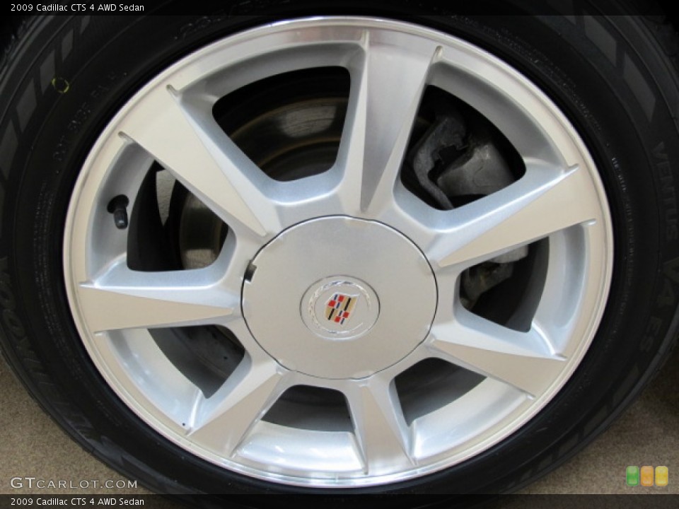 2009 Cadillac CTS 4 AWD Sedan Wheel and Tire Photo #59333524