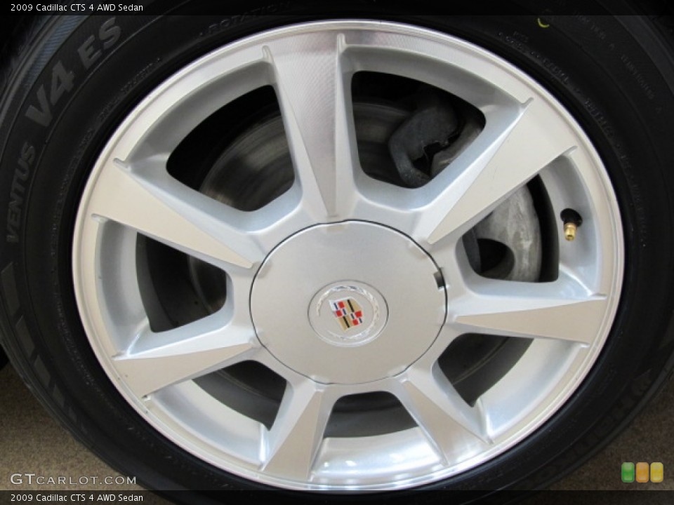 2009 Cadillac CTS 4 AWD Sedan Wheel and Tire Photo #59333533