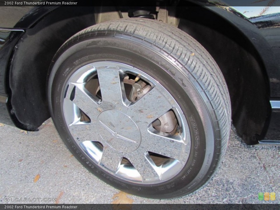 2002 Ford Thunderbird Premium Roadster Wheel and Tire Photo #59333755