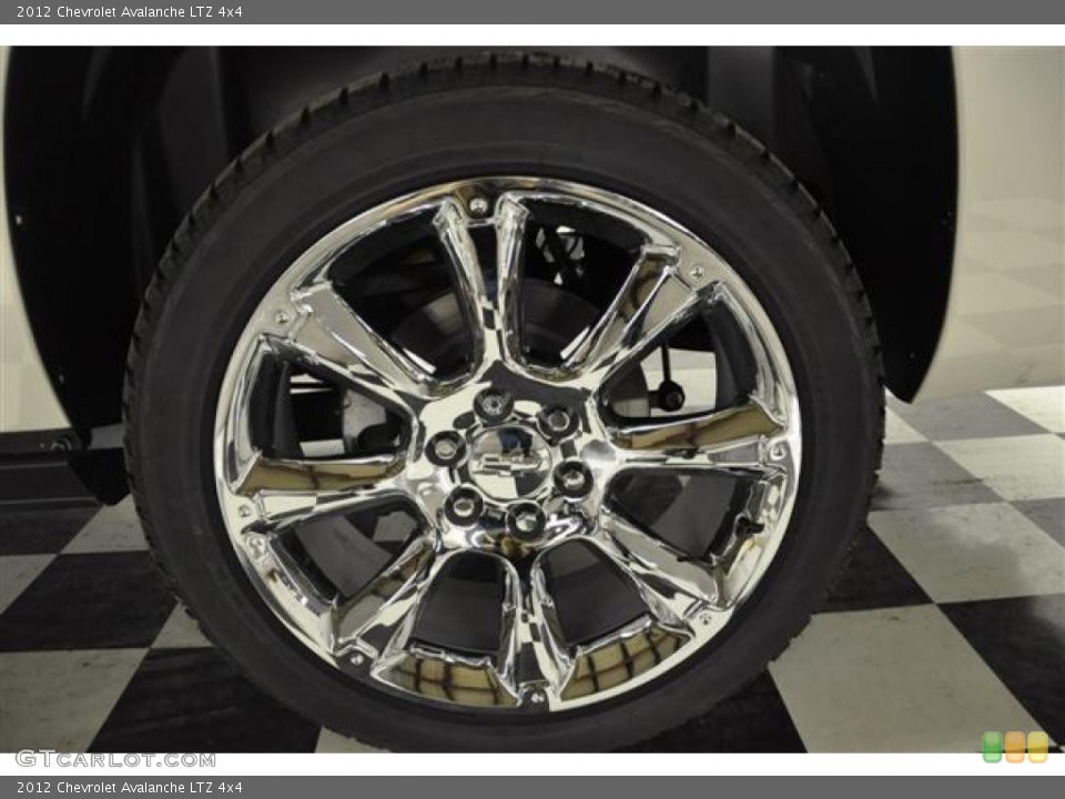 2012 Chevrolet Avalanche Custom Wheel and Tire Photo #59335714