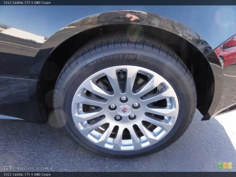 2012 Cadillac CTS 4 AWD Coupe Wheel and Tire Photo #59336389