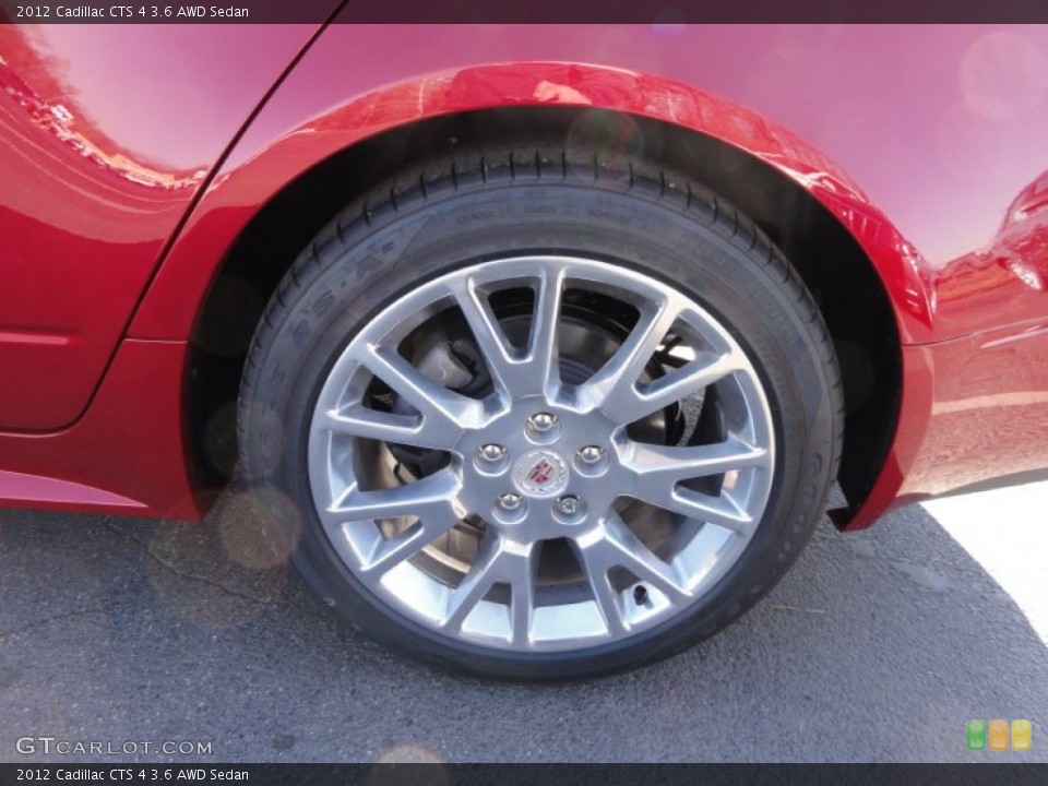 2012 Cadillac CTS 4 3.6 AWD Sedan Wheel and Tire Photo #59336532