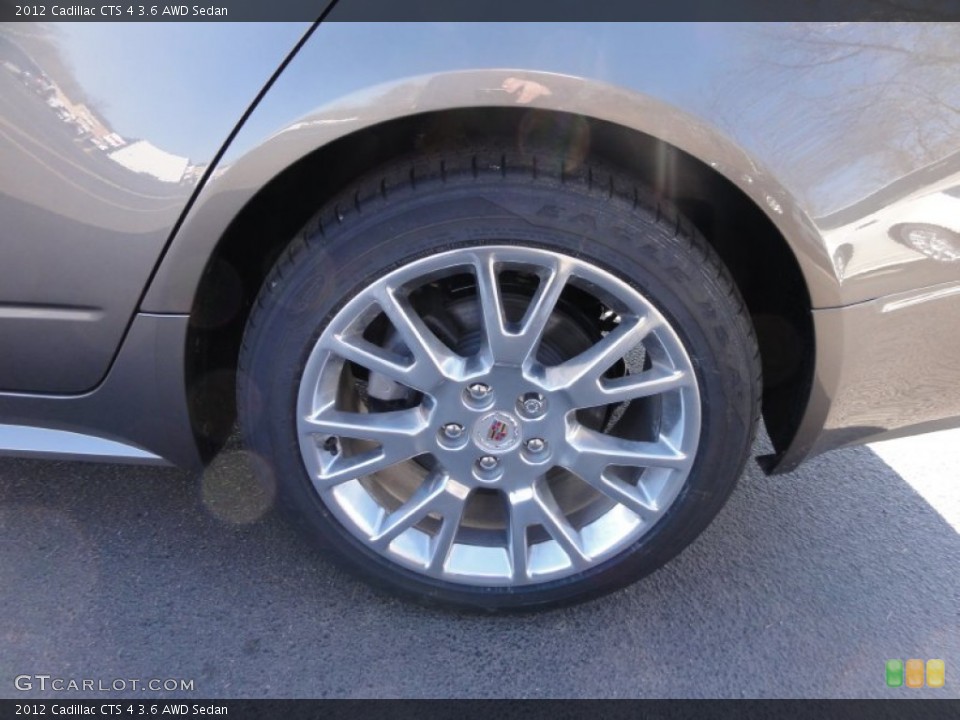 2012 Cadillac CTS 4 3.6 AWD Sedan Wheel and Tire Photo #59336776