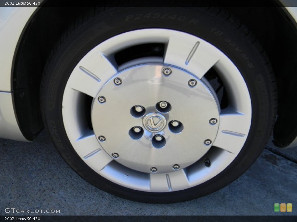 2002 Lexus SC 430 Wheel and Tire Photo #59343247