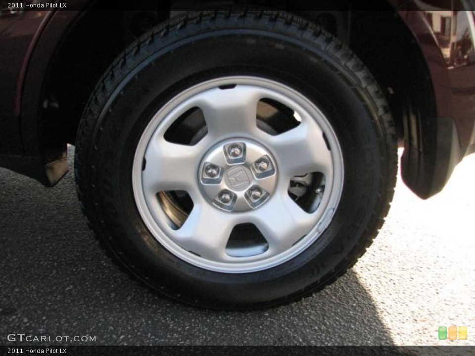 2011 Honda Pilot LX Wheel and Tire Photo #59346055