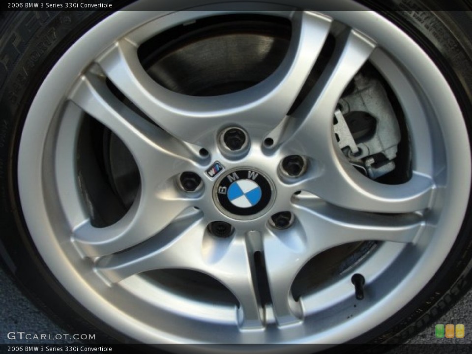 2006 BMW 3 Series 330i Convertible Wheel and Tire Photo #59346524