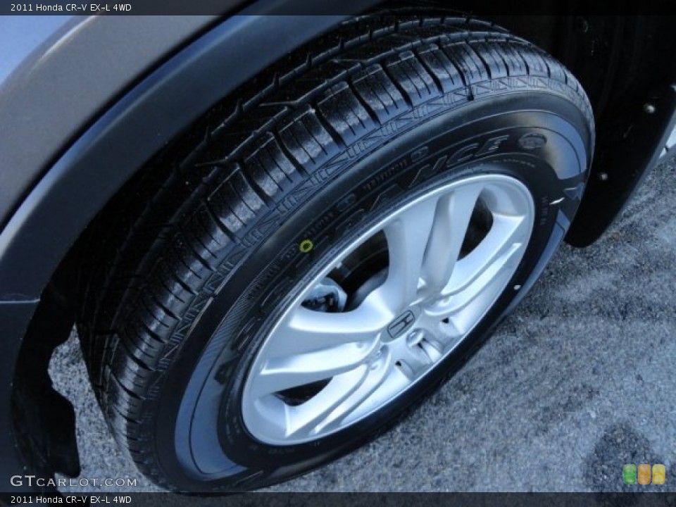 2011 Honda CR-V EX-L 4WD Wheel and Tire Photo #59351011