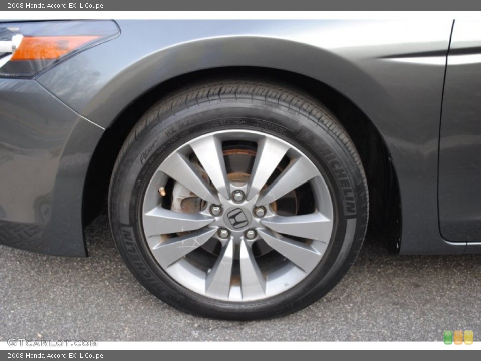 2008 Honda Accord EX-L Coupe Wheel and Tire Photo #59352094