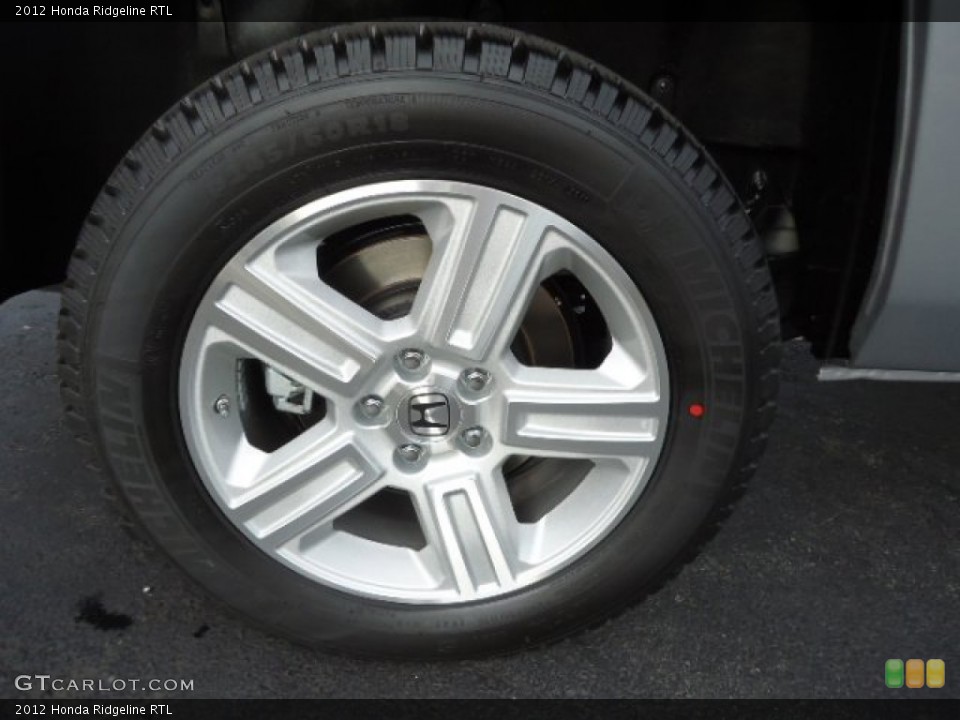 2012 Honda Ridgeline RTL Wheel and Tire Photo #59352925