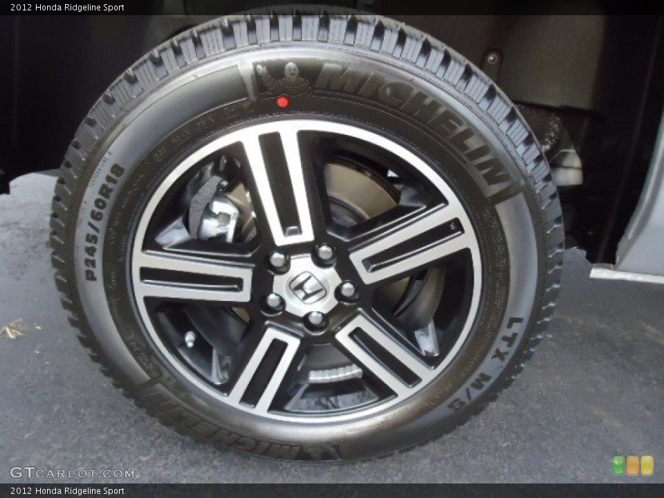 2012 Honda Ridgeline Sport Wheel and Tire Photo #59353663