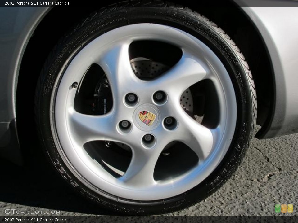 2002 Porsche 911 Carrera Cabriolet Wheel and Tire Photo #59354443