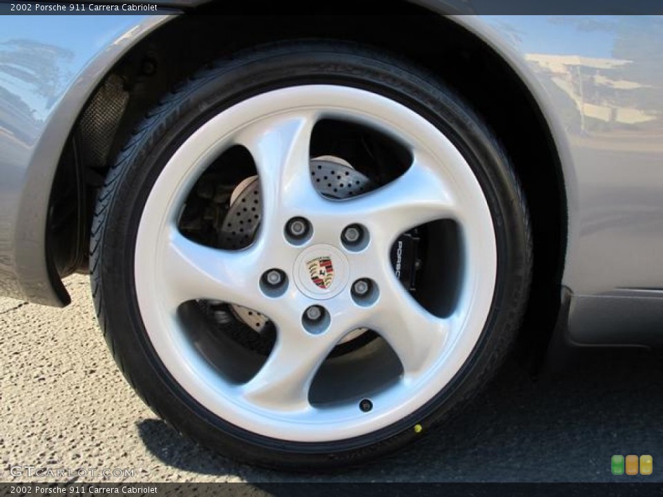2002 Porsche 911 Carrera Cabriolet Wheel and Tire Photo #59354449