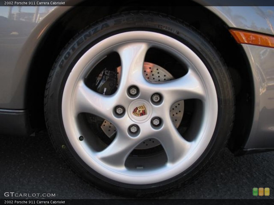 2002 Porsche 911 Carrera Cabriolet Wheel and Tire Photo #59354455