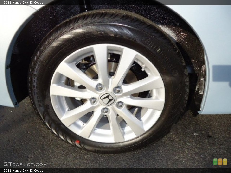 2012 Honda Civic EX Coupe Wheel and Tire Photo #59354602